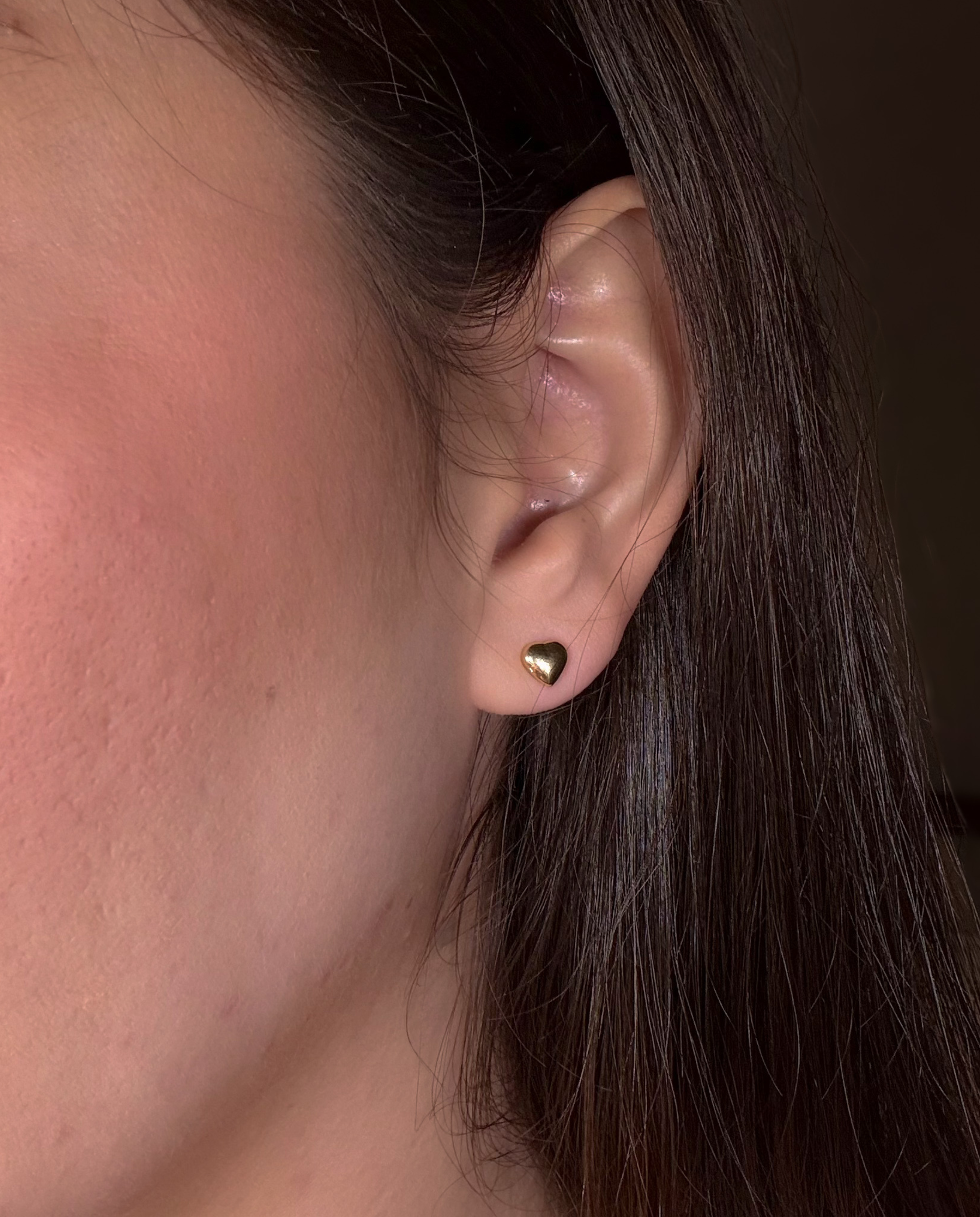 Aretes Topo Corazón